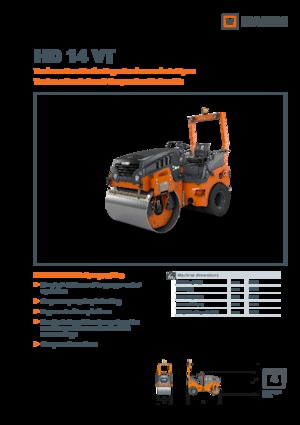 Rodillos compactadores mixtos Hamm HD 14 VT