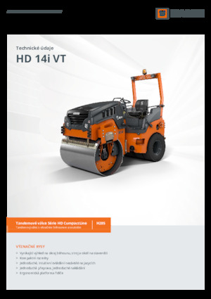 Rodillos compactadores mixtos Hamm HD 14i VT