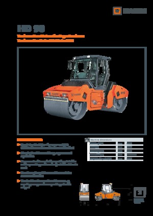 Rodillos vibrantes tándem Hamm HD 90