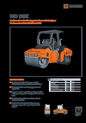 Rodillos compactadores mixtos Hamm HD 90K