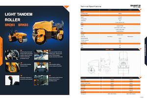 Rodillos compactadores mixtos Shantui SRK03