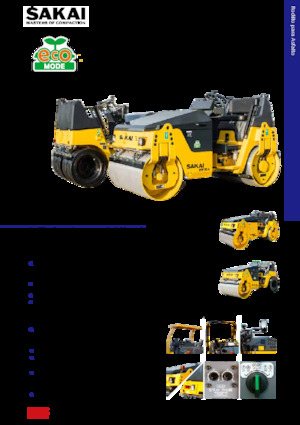 Rodillos compactadores mixtos Sakai TW504 