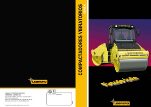 Rodillos compactadores mixtos Lebrero VTA 80 MX