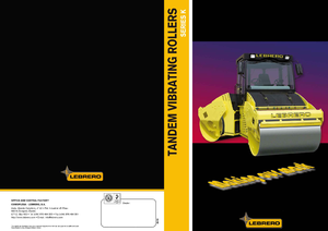 Rodillos compactadores mixtos Lebrero VTA 80 MX