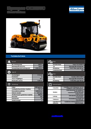Rodillos compactadores mixtos Dynapac CC 2300 C 