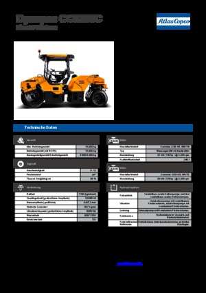 Rodillos compactadores mixtos Dynapac CC 5200 C