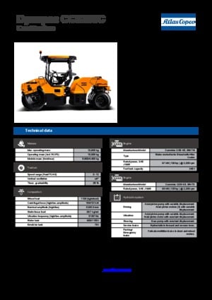 Rodillos compactadores mixtos Dynapac CC 5200 C