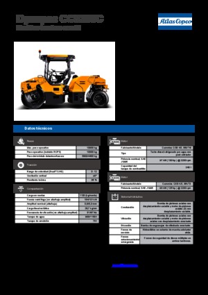 Rodillos compactadores mixtos Dynapac CC 5200 C