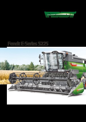 Cosechadoras Fendt 5225 E Rice