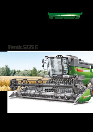 Cosechadoras Fendt 5225 E Rice