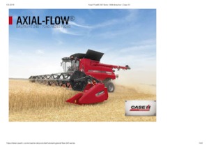 Cosechadoras Case IH Axial Flow 9250