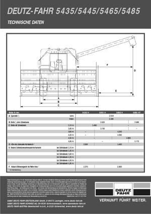 Cosechadoras DEUTZ-FAHR 5435 H