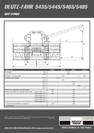 Cosechadoras DEUTZ-FAHR 5445 H