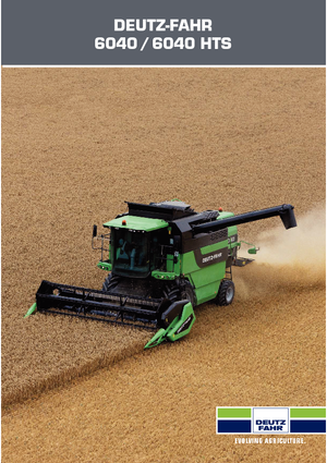Cosechadoras DEUTZ-FAHR 6040 C HTS