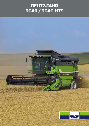 Cosechadoras DEUTZ-FAHR 6040 C HTS