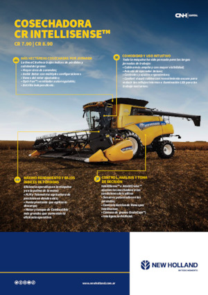 Cosechadoras New Holland CR 7.90 INTELLISENSE™