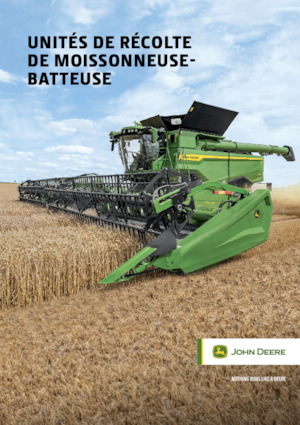 Cosechadoras – mecanismo de corte John Deere RDF40