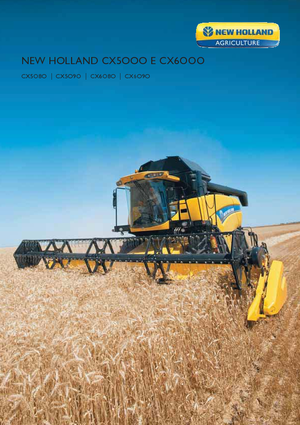 Cosechadoras New Holland CX 5090 Laterale