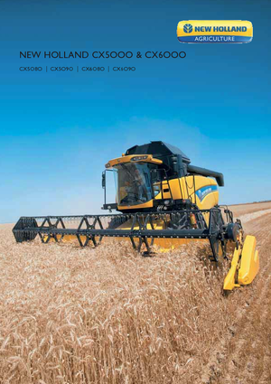 Cosechadoras New Holland CX 5090 Laterale