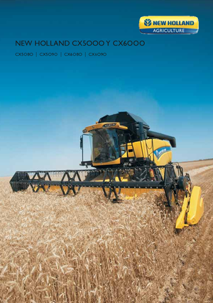Cosechadoras New Holland CX 6090 Laterale