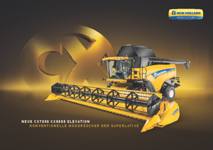 Cosechadoras New Holland CX 8070 Elevation