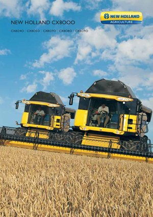 Cosechadoras New Holland CX 8090 SCR