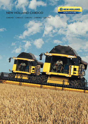 Cosechadoras New Holland CX 8090 SCR