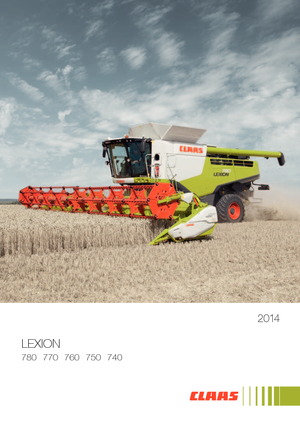Cosechadoras Claas Lexion 740