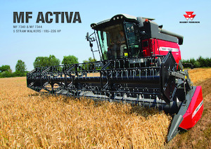 Cosechadoras Massey Ferguson MF Activa 7344 