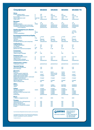 Cosechadoras Sampo Rosenlew SR 2065 Spezial