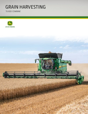 Cosechadoras John Deere T6 800