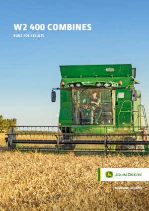 Cosechadoras John Deere W2 400