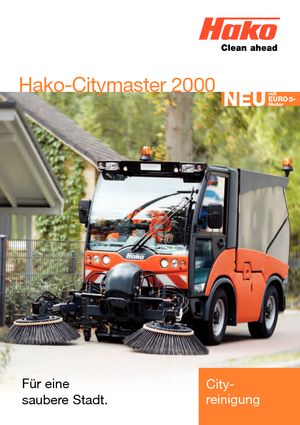 Barredoras compactas Hako Citymaster 2000 E5 3B