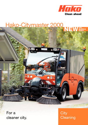 Barredoras compactas Hako Citymaster 2000 E5 3B