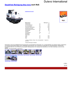 Barredoras compactas Dulevo Dulevo 1100 Futura DL