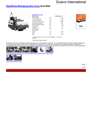 Barredoras compactas Dulevo Dulevo 1750/100 Elite EH