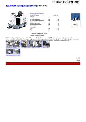 Barredoras compactas Dulevo Dulevo Sprint 1000 EH