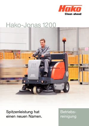 Barredoras compactas Hako Jonas 1200 V