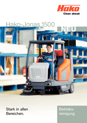 Barredoras compactas Hako Jonas 1500 D