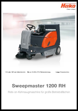 Barredoras compactas Hako Sweepmaster D 1200 RH