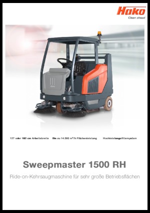 Barredoras compactas Hako Sweepmaster D 1500 RH