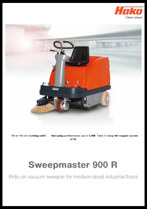 Barredoras compactas Hako Sweepmaster P 900 R