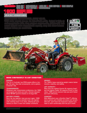 Tractores de uso municipal Mahindra 1626