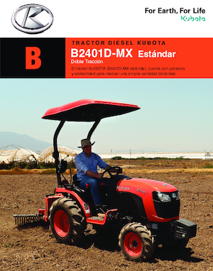 Tractores de uso municipal Kubota B2401D-MX