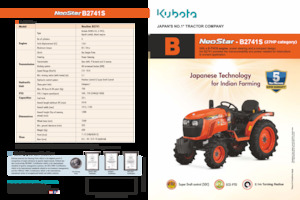 Tractores de uso municipal Kubota B2741S