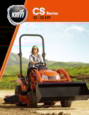 Tractores de uso municipal Kioti CS2510 