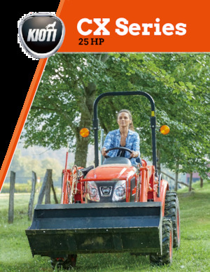 Tractores de uso municipal Kioti CX2510 HST Cab 