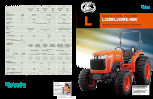 Tractores de uso municipal Kubota L3800HST