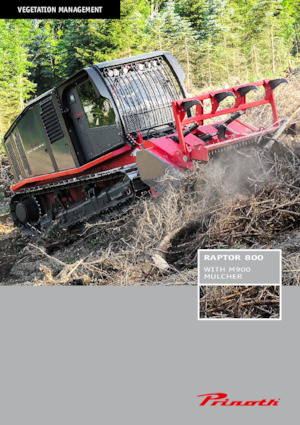 Tractores de uso municipal Prinoth Raptor 800