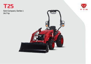 Tractores de uso municipal TYM T25